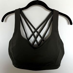 Free to Be Serene bra in olive green